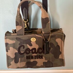 Coach Brown Camouflage Tote Bag